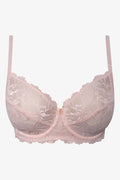Plus Size 2 Pack Lace Non Padded Underwire Bra Black And Pink (2)