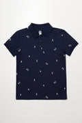 Short Sleeve Golfer Navy