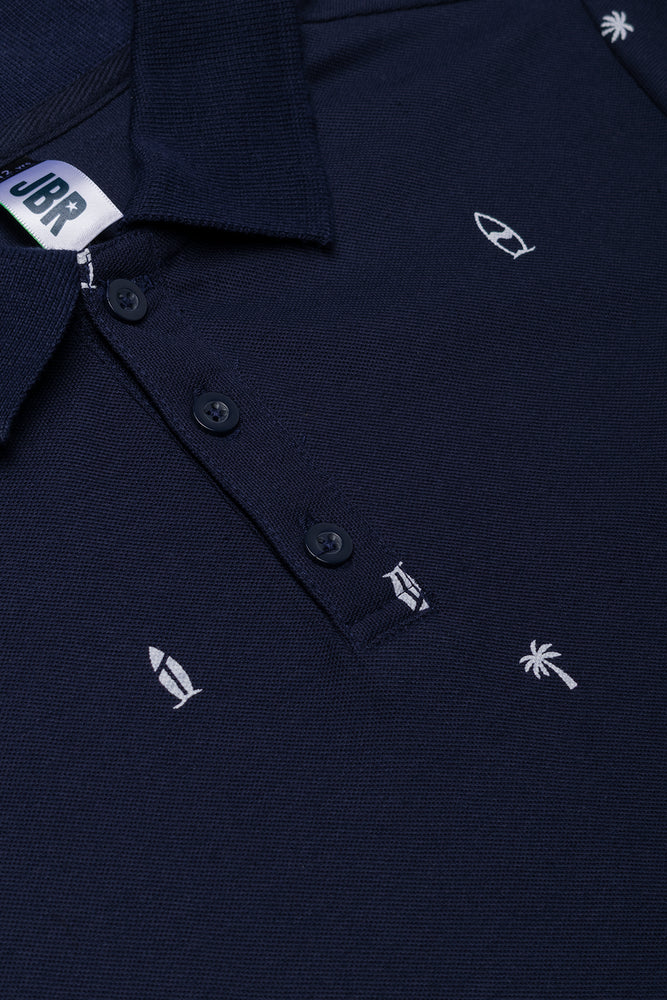 Short Sleeve Golfer Navy