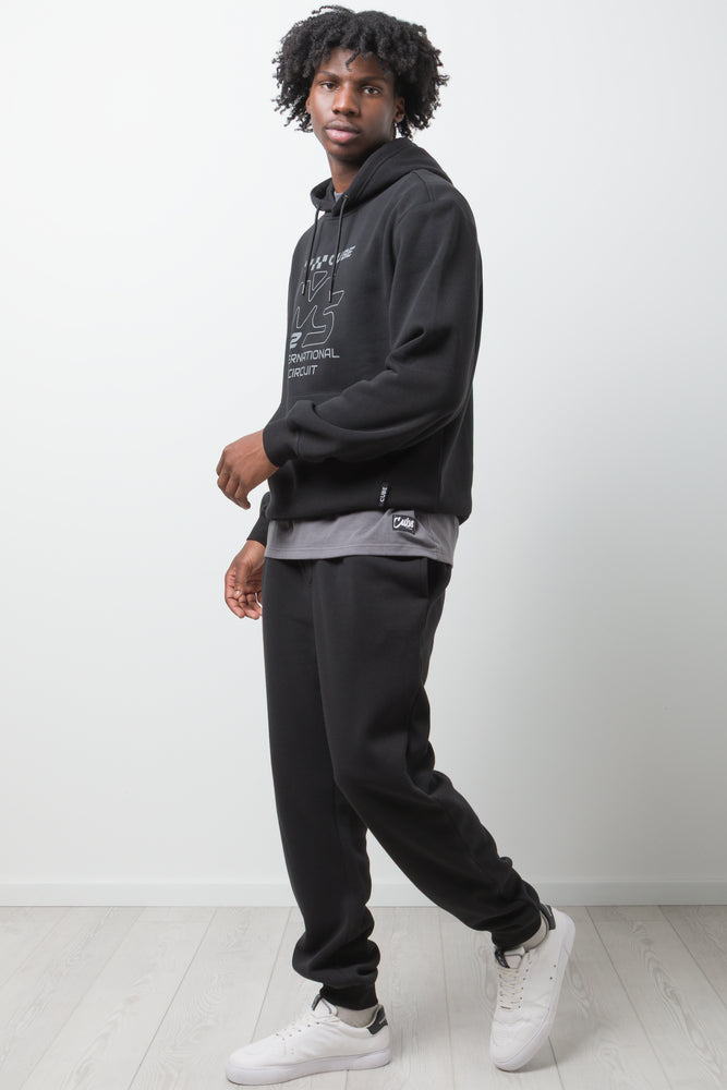 Cuffed Jogger Trackpants Black (2)