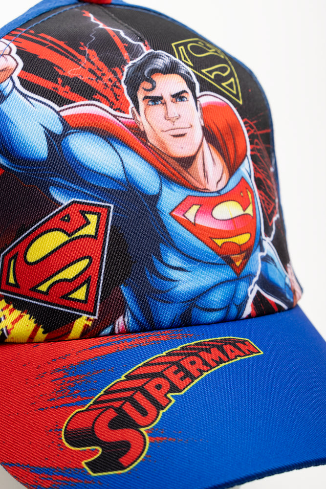 Superman Cap And Sunglasses Set Blue