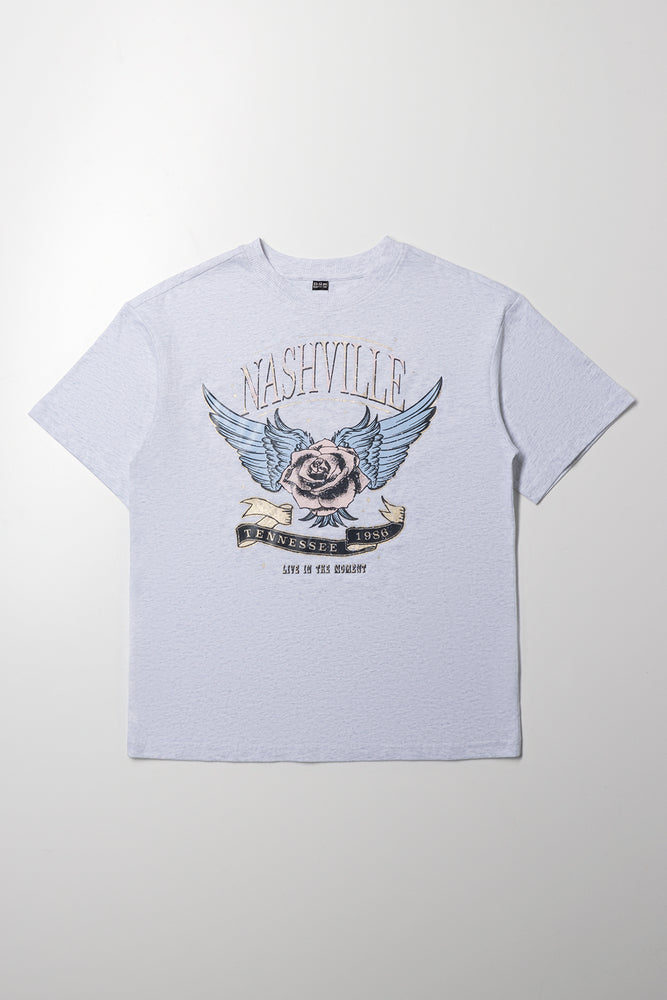 Nashville Oversized T-Shirt Grey