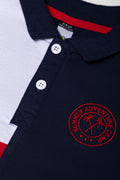 Colourblock Golfer Navy And Red (1)