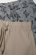 2 Pack Shorts Grey And Natural (1)