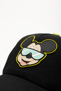 Mickey Mouse Peak Cap Black (2)