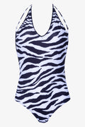 Plunge Neckline One Piece Swimwear