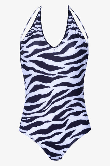 Plunge Neckline One Piece Swimwear