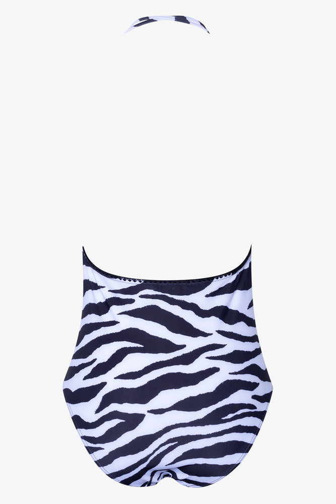 Plunge Neckline One Piece Swimwear