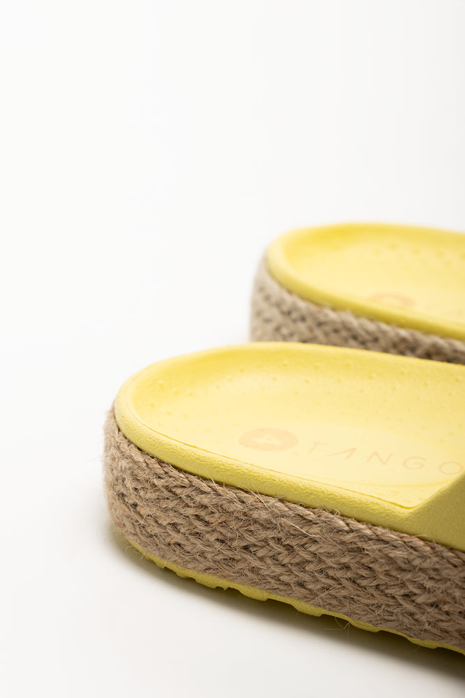 Double Buckle Sandals Yellow (3)