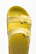 Double Buckle Sandals Yellow (4)