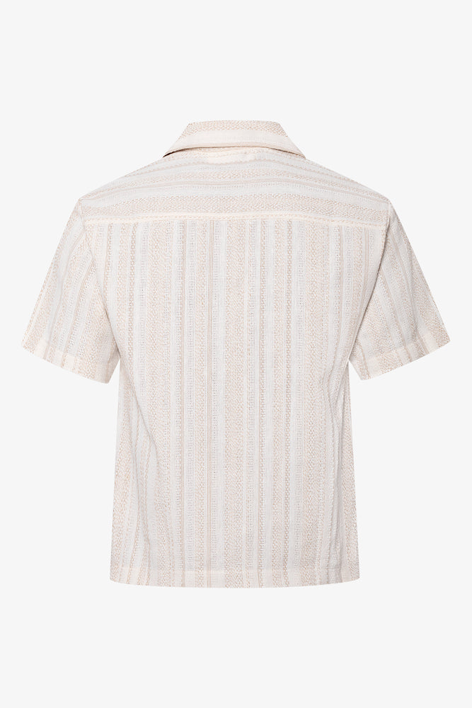 Textured Linen Shirt Natural (1)