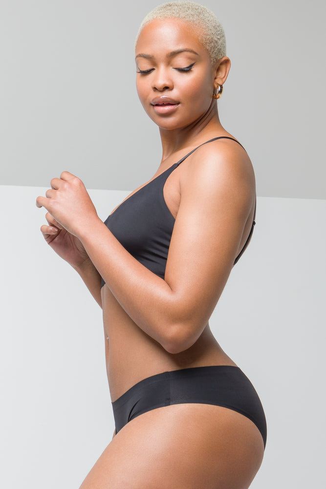 2 Pack Bonded Brazilian Panties Black And Natural (2)