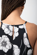 Floral Strappy Dress Black (3)