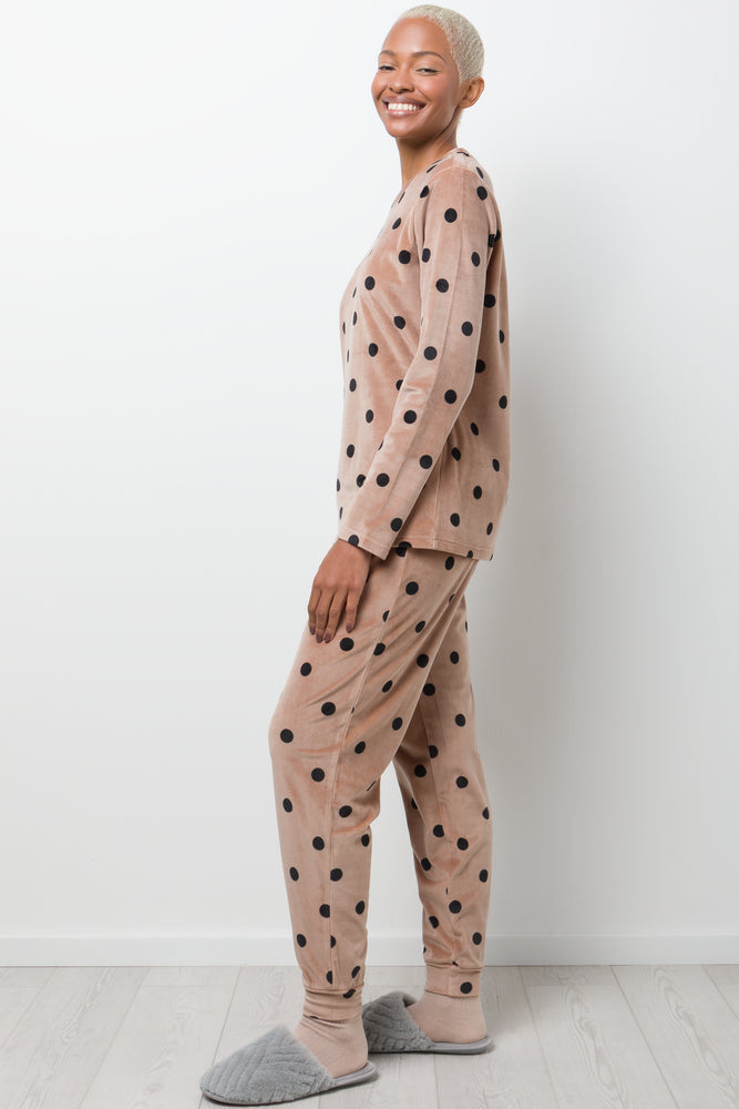 Spot Pyjamas Brown