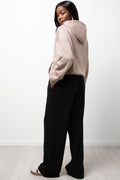 Wide Leg Jogger Trackpants Black (3)