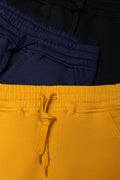 3 Pack Trackpants Navy, Black And Yellow (1)