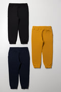 3 Pack Trackpants Navy, Black And Yellow (2)