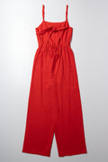 Linen Jumpsuit Red (2)