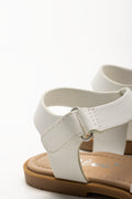 Braided Flower Sandals White (3)