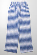 Stripe Linen Pants Blue And White (2)