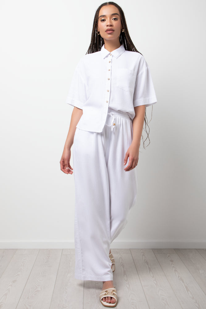 Linen Pants White