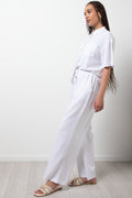 Linen Pants White (2)