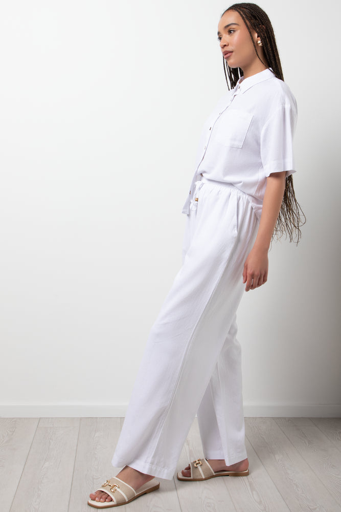Linen Pants White (2)