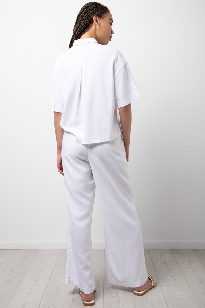 Linen Pants White (3)