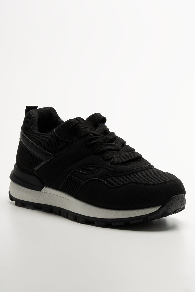 Retro Trainers Black (1)