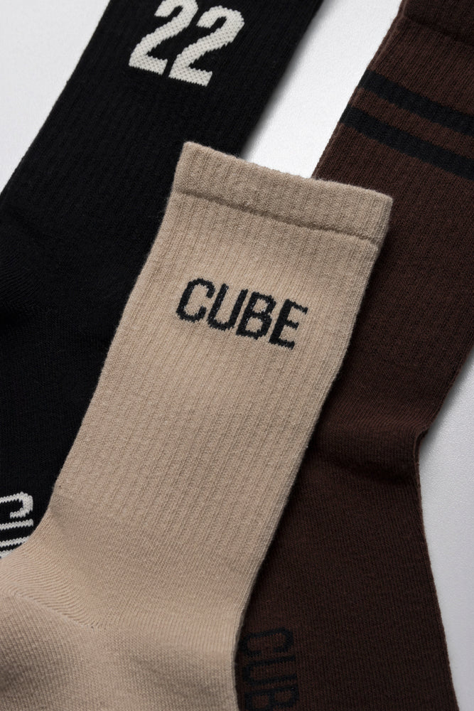 3 PACK ANKLET SOCKS ASSORTED