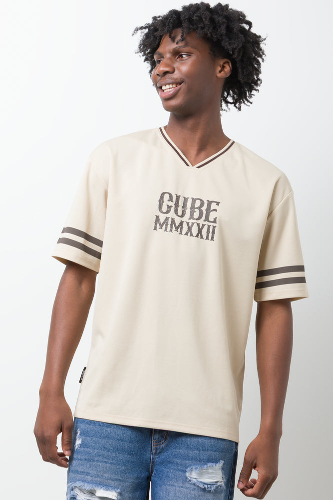 CUBE Short Sleeve T-Shirt Natural