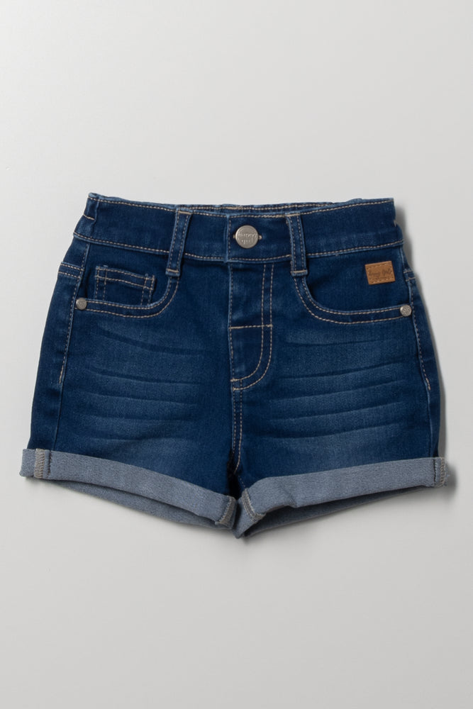 Denim Shorts Dark Blue