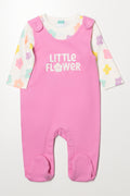 Flower Dungaree Pink