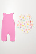 Flower Dungaree Pink (5)