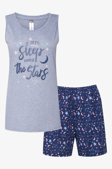Sleep Under The Stars Pyjamas Grey And Navy