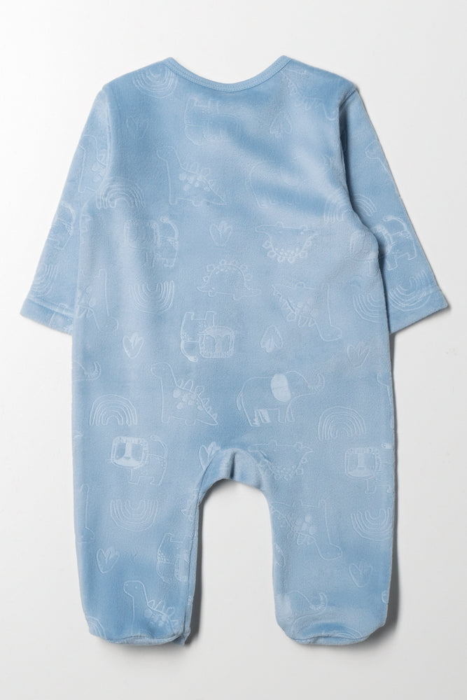 Safari Babygrow Blue (2)