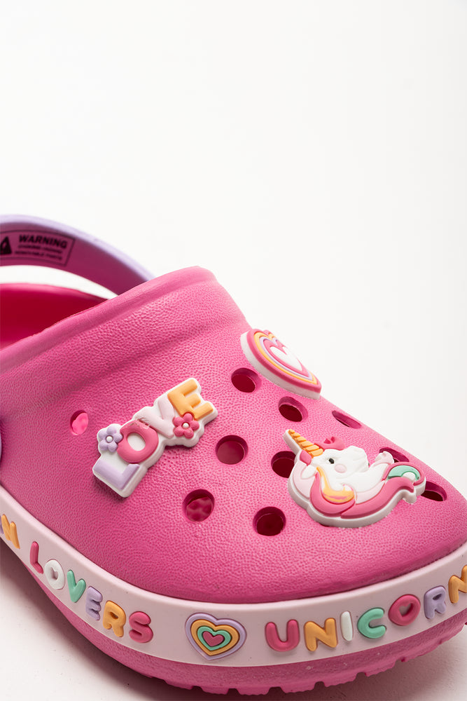 Unicorn Clogs Pink (2)