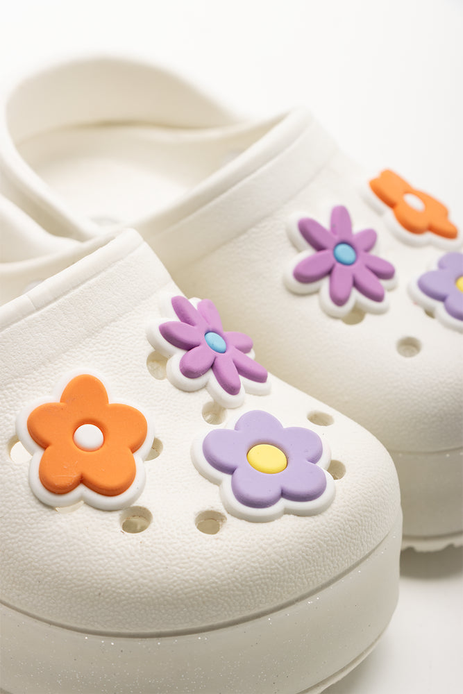 Light Up Clogs White (2)