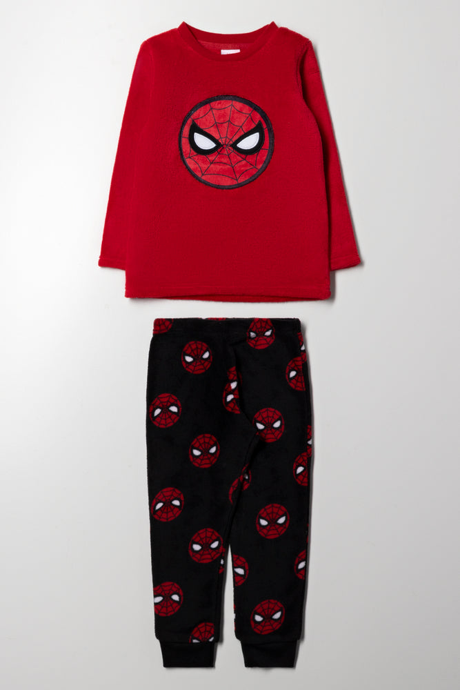 Spider-Man Fleece Pyjama Set Red