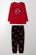Spider-Man Fleece Pyjama Set Red