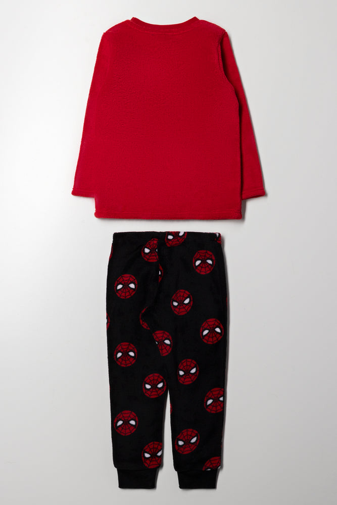 Spider-Man Fleece Pyjama Set Red (3)