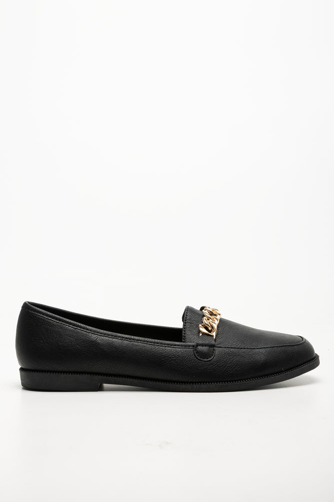 Chain Loafer Black