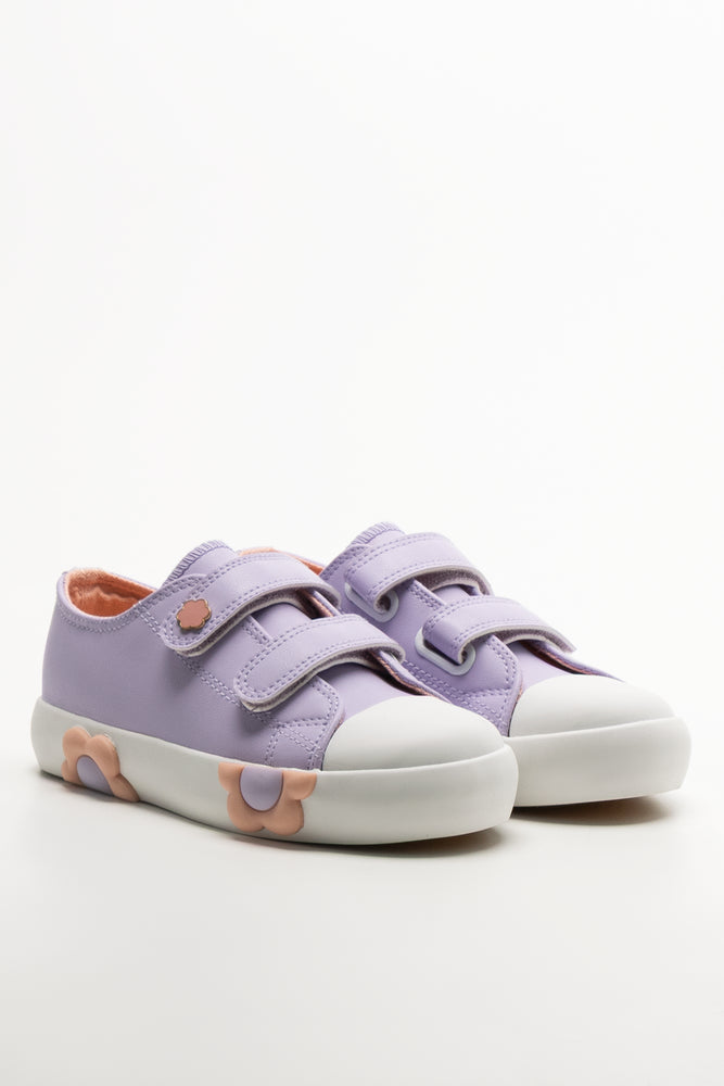 Flower Sneakers Purple