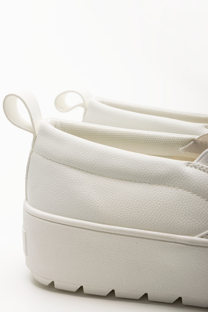 Platform Slip On Sneaker White (3)