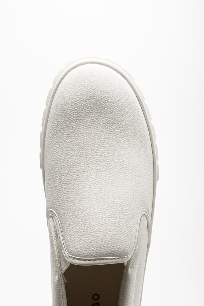 Platform Slip On Sneaker White (4)