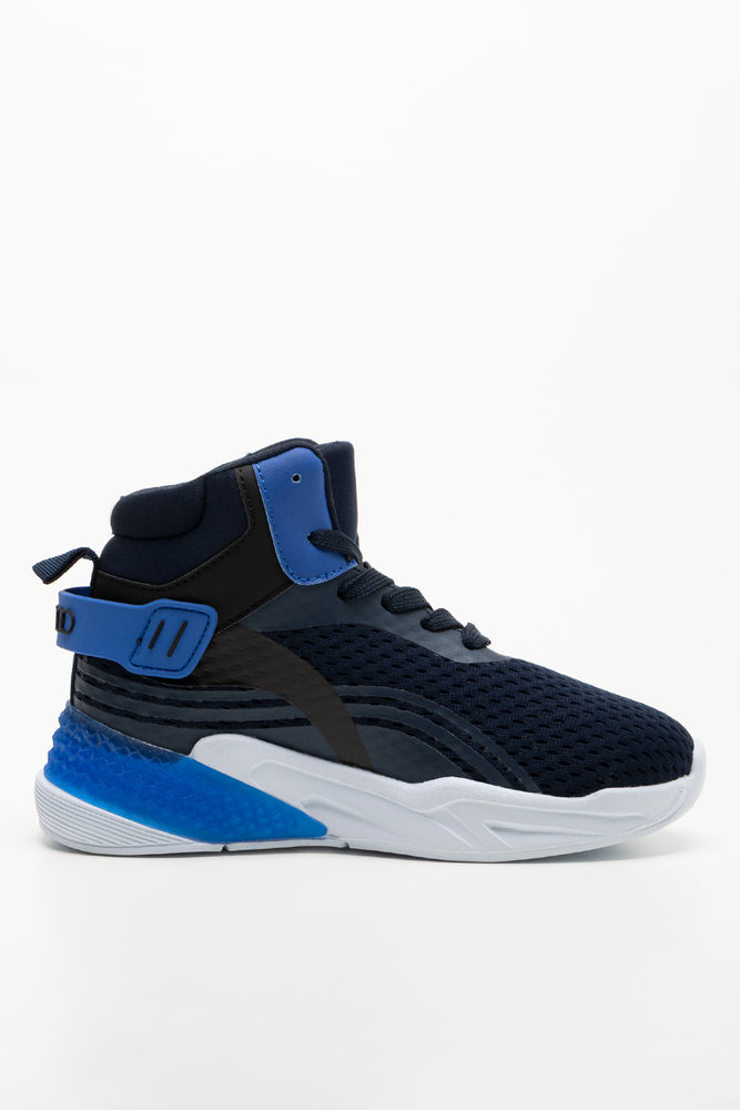 Light Up High Top Sneakers Navy