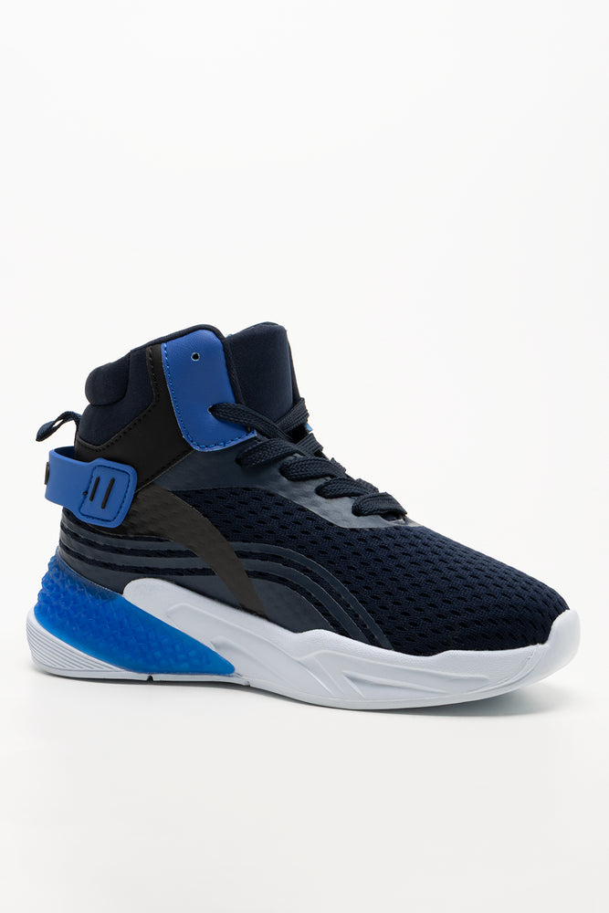 Light Up High Top Sneakers Navy