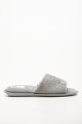 Snowflake Open Toe Slippers Grey (1)