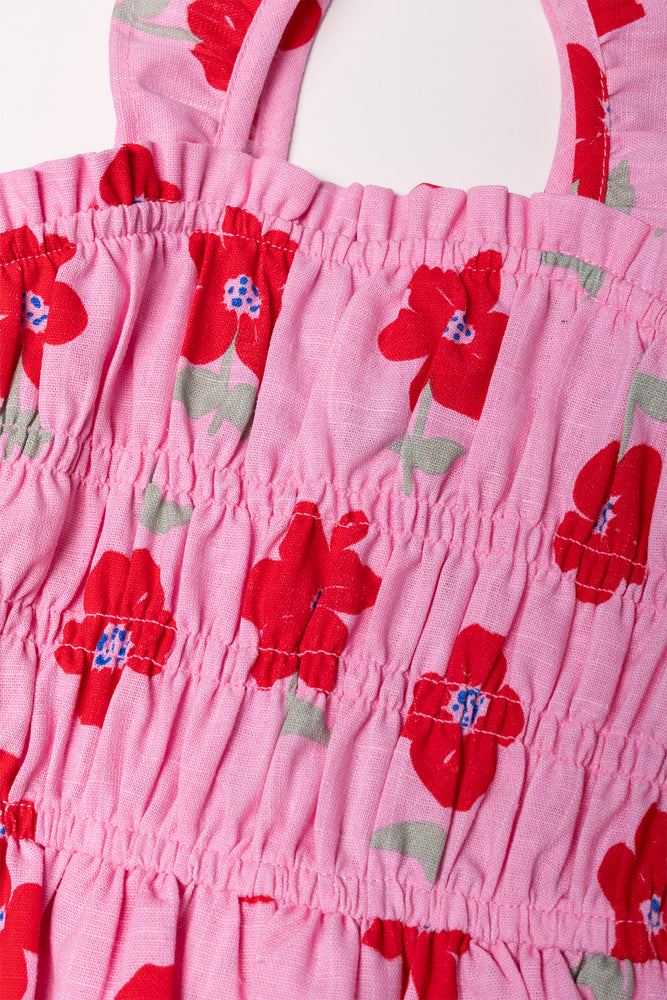 Floral Jumpsuit Pink