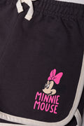 Minnie Mouse Heart Fleece Set Dark Grey (2)